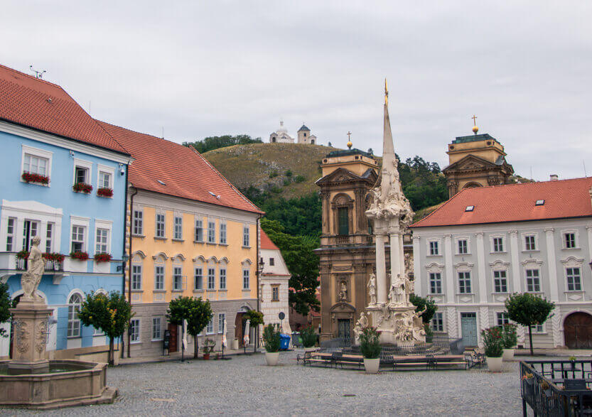 Historické náměstí na jižní Moravě